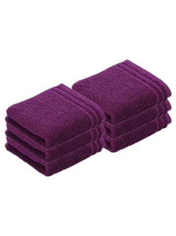 Vossen 6er Pack Gästetuch in purple