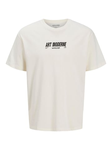 JACK & JONES PLUS T-shirt in Egret
