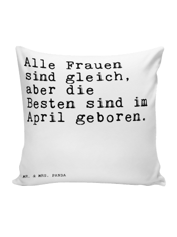 Mr. & Mrs. Panda Dekokissen Alle Frauen sind gleich,... mit Spruch in Weiß