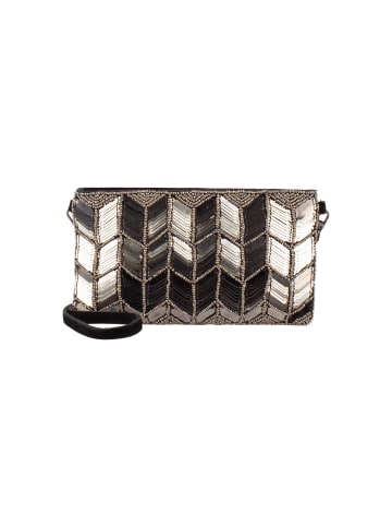 DreiMaster Damen Clutch in Schwarz Mehrfarbig