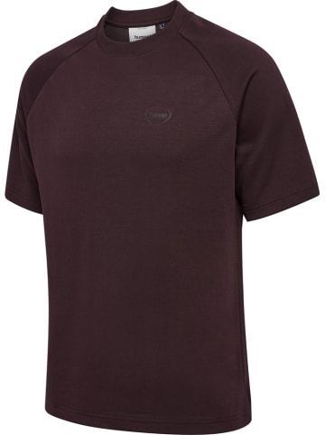 Hummel T-Shirt "Hmltech Loose Tee" in Braun
