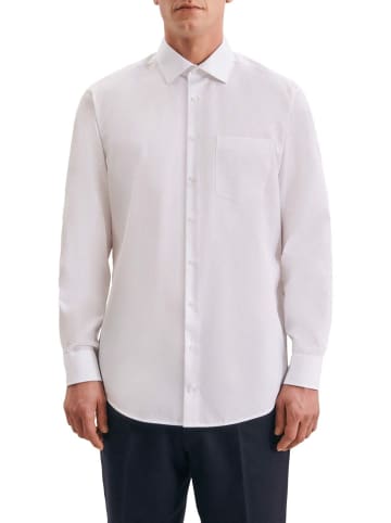 Seidensticker Langarm Business Hemd für Herren in weiß