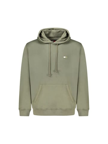 Tommy Hilfiger Grünes Baumwoll-Kapuzen-Sweatshirt