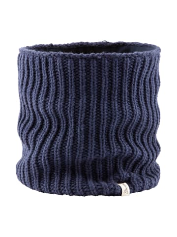 Sterntaler Strick-Schlauchschal uni in marineblau