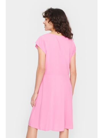 SAINT TROPEZ Kleid GislaSZ Gerade Passform in Pink Cosmos