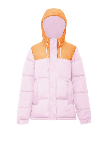 hoona Wattierte Steppjacke in Süßes Pink Aprikose