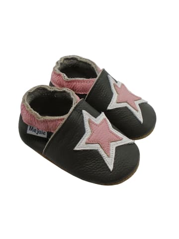 Yalion Baby Krabbelschuhe in Stern Schwarz