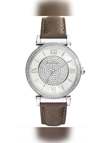 Michael Kors Damenuhr in Braun, Lederarmband, Modell: MK2377 Catlin Lady