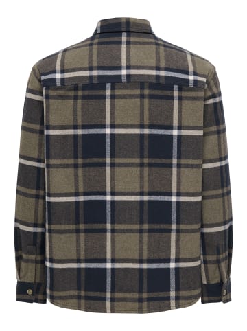 ONLY & SONS Overshirt in Navy Blazer 1