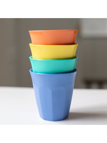koziol NORA CUP M * - Becher 300ml in strong blue/coral/green/yellow