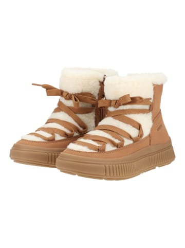Geox Stiefel LAQUINNY Braun/Weiß
