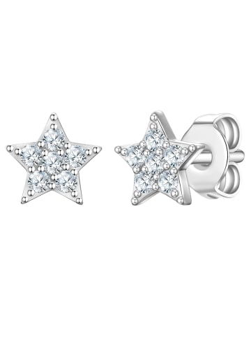 Rafaela Donata Ohrringe Stern aus Sterling Silber mit Zirkonia in silber
