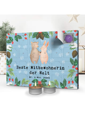Mr. & Mrs. Panda Adventskalender Hase Beste Mitbewohnerin der We... in Eisblau