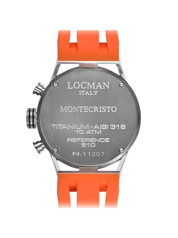 Locman Herrenuhr "Montecristo Classic" in Orange