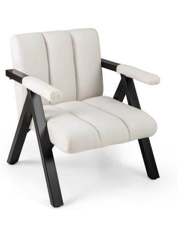 COSTWAY Sessel Wohnzimmer in Beige