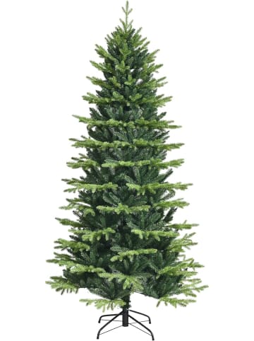COSTWAY Künstlicher Weihnachtsbaum PVC PE in Grün