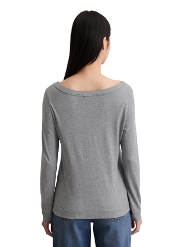Marc O'Polo Longsleeve regular in grey granite melange