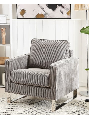 Beliani Sessel VIND in Grau - (W) 76 x (H) 82 x (L) 82 cm