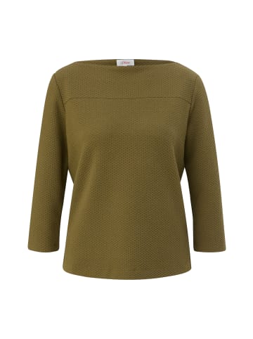 s.Oliver Sweatshirt in 7723_olivgrün