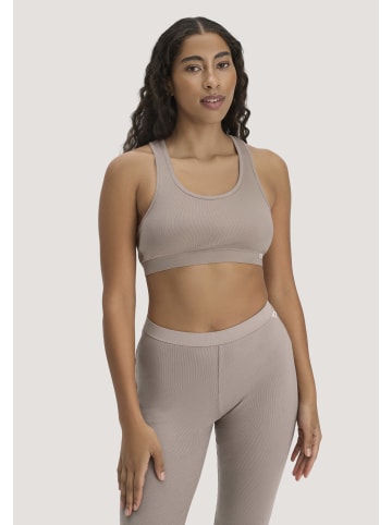 Hessnatur Bustier Racerback in mandelbraun