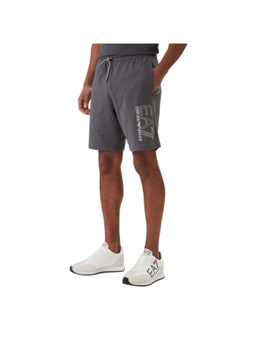 EA7 Emporio Armani Grau Baumwolle Bermudashorts