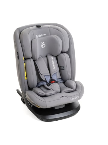 BeBelissimo Kindersitz I-SIZE 40-150 cm, 360, Kinderautositz - Hellios Plus in Grau