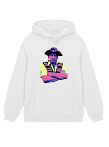 F4NT4STIC Hoodie TV Times Benny Hill In Character 1989 Pop Art in off-white