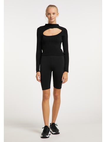 myMO ATHLSR Damen Strickpullover in Schwarz