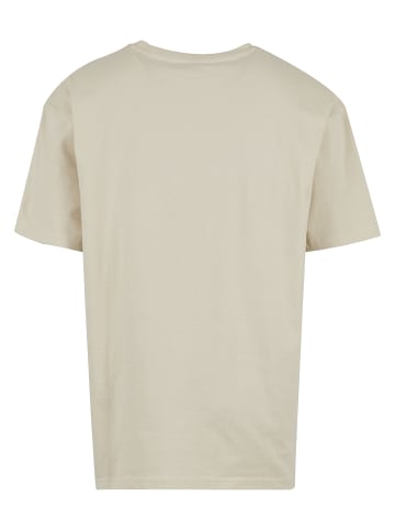 Urban Classics Urban Classics UC Cursive Bold Logo Heavy Oversized Tee in sand