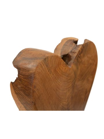 Mauro Ferretti Braune Holzskulptur 15x10x35 cm