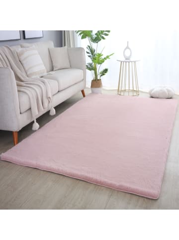 Teppich Boss Hochflor Teppich Pia in Rosa