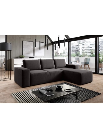 MF Design Rush Recamiere Rechts in Dunkelbraun -  (L) 302 x (B) 302 x (H) 95 cm