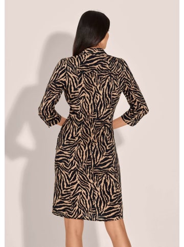 MADELEINE Kleid in schwarz / caramel