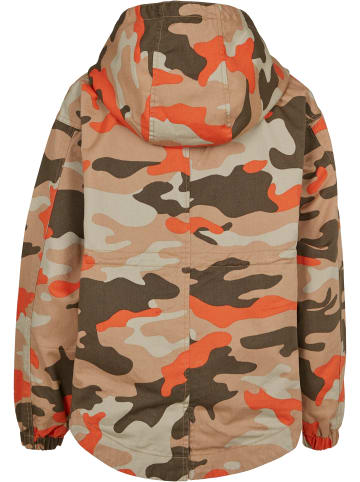 Urban Classics Urban Classics Damen Ladies Oversized Camo Parka Jacket in brick camo