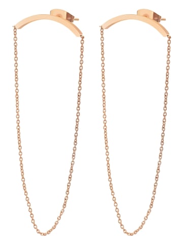 Adeliás Damen Ohrringe aus Edelstahl in gold