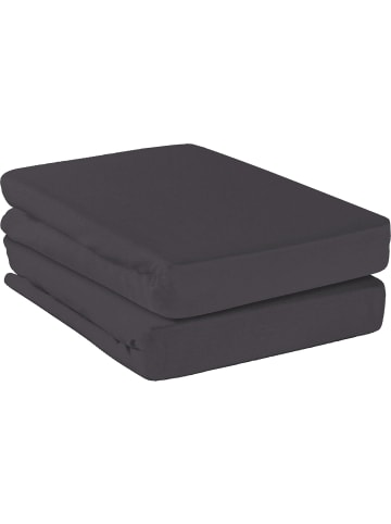 Erwin Müller Spannbettlaken 2er-Pack Deggendorf in dunkelgrau