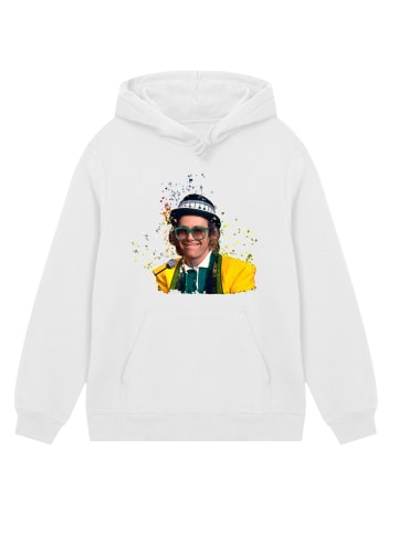 F4NT4STIC Hoodie TV Times Elton John At The Piano 1977 in off-white