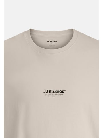 Jack & Jones T-Shirt Soho in Weiß / beige / blau