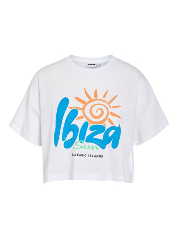 Noisy may Crop-T-Shirt in Bright White