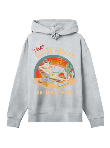 F4NT4STIC Hoodie US National Parks Visit Death Valley in grau meliert