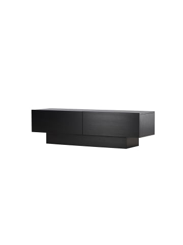 ebuy24 TV-Tisch Cuenca Schwarz 160 x 47 cm