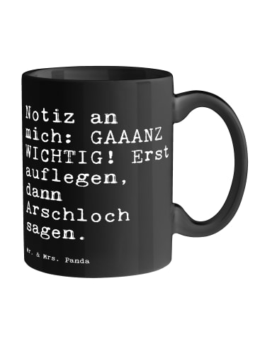 Mr. & Mrs. Panda Tasse Notiz an mich: GAAANZ... mit Spruch in Schwarz