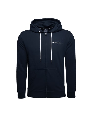 Champion Sweatjacke Hooded Full Zip in blau