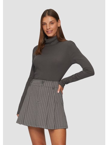 QS T-Shirt langarm in Grau