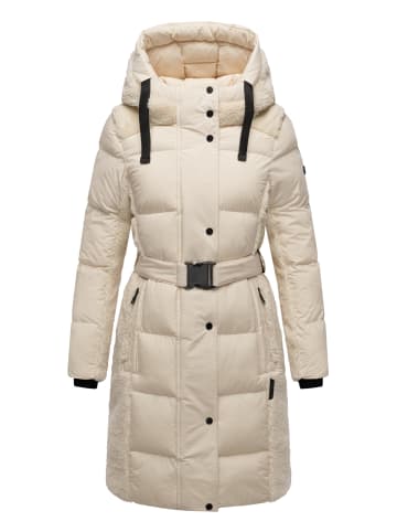 Navahoo Wintermantel Funkelteddy 14 in Light Taupe