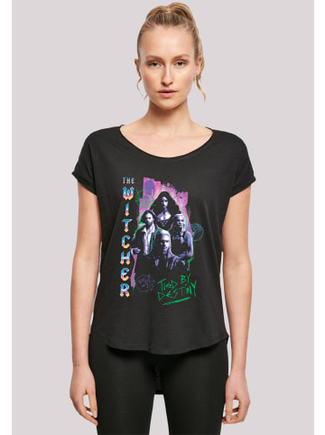F4NT4STIC Long Cut T-Shirt The Witcher Tied By Destiny Netflix TV Series in schwarz