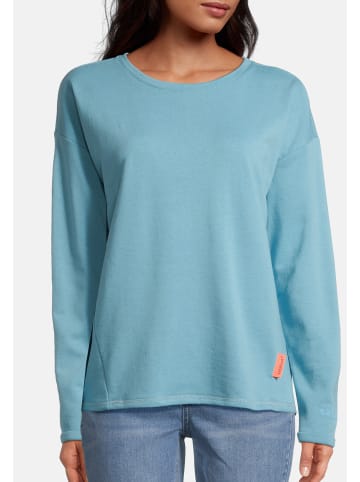 Salzhaut Rundhalspullover für Damen in blau