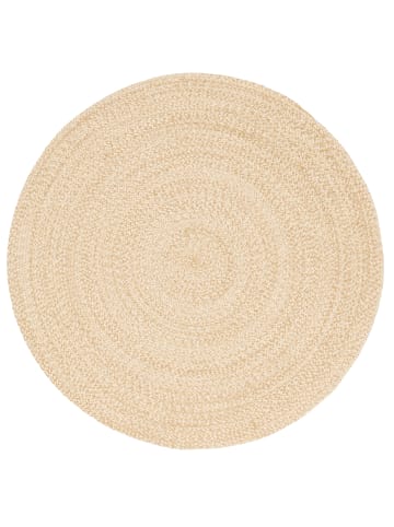 Pergamon Jute Teppich Kaya Rund in beige