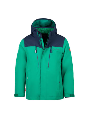 Trollkids 3 in 1 Jacke Preikestolen in pepper green