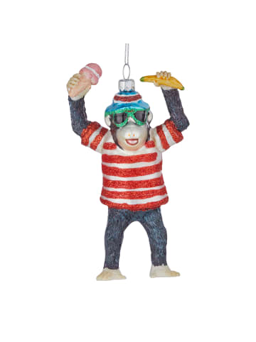 Butlers Anhänger HANG ON Funky Monkey in Rot